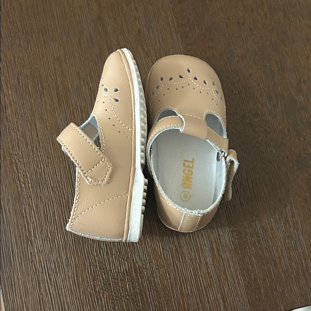 Angel Dear Tan Dress Shoes for Kids